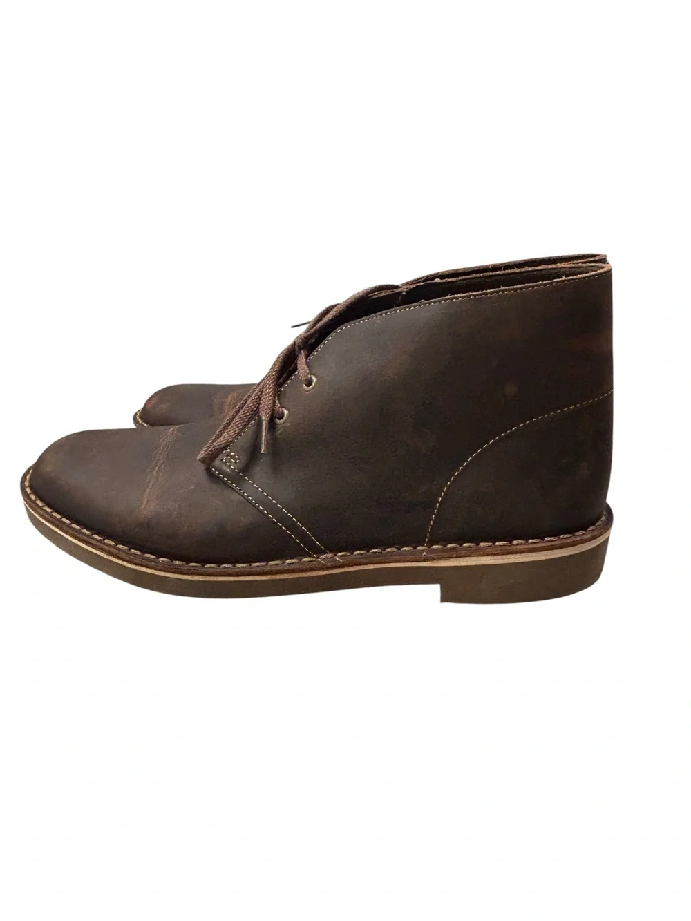 Clarks Bushacre 2 Men’s Chukka Beeswax Desert‎ Boots Leather 10.5 Casual NWOB
